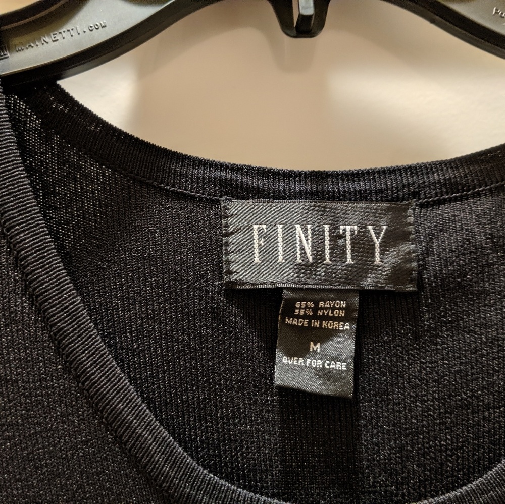 Finity women's black dress